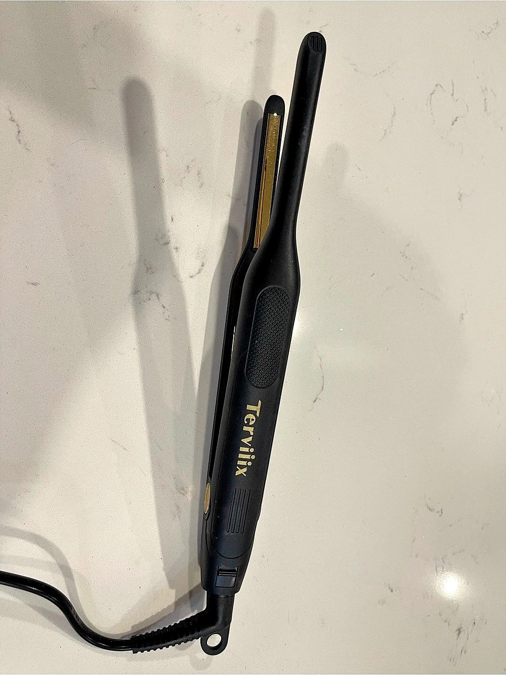 Tervilix flat iron Black Hair Straightener